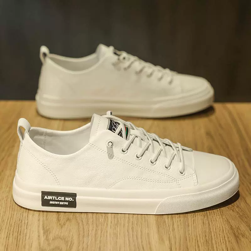 Весенняя и летняя мужская обувь новая дышащая маленькая белая обувь мужская корейская модная дикая спортивная обувь повседневная плоская обувь приливная обувь