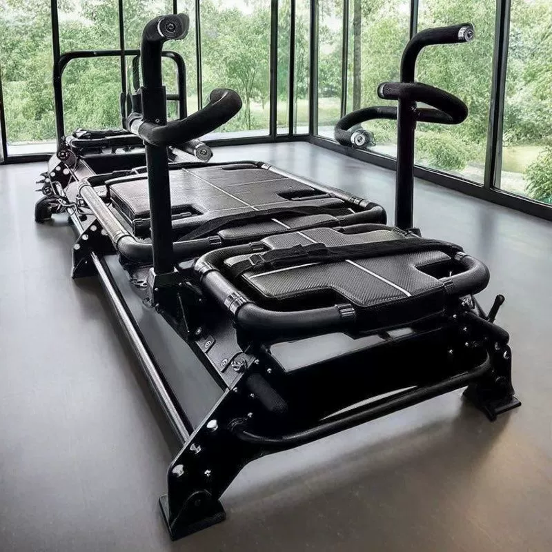 Многофункциональный пилатес-тренажер Megaformer — новинка, профессиональное оборудование для тренировки кора и коррекции фигуры, коммерческое использование.