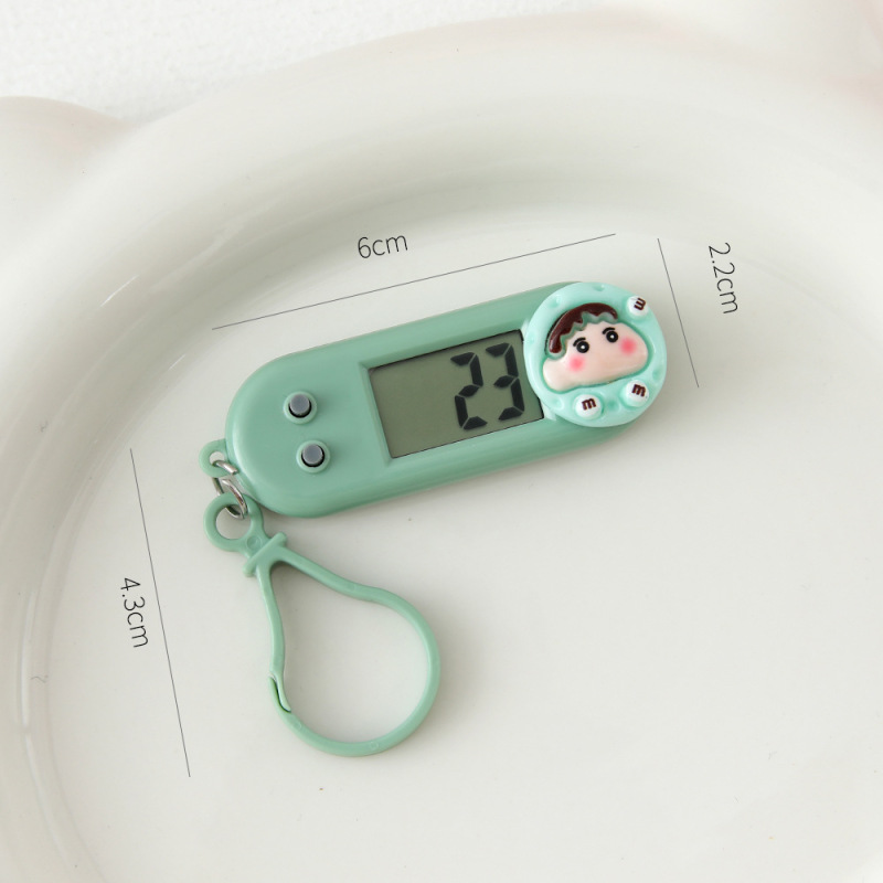 漫画かわいいしんちゃん PP 電子時計学生試験授業ポータブル吊り時計学習日付と時間ストップウォッチミュート|undefined