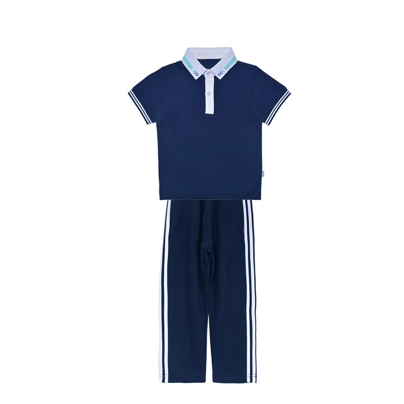 澜洋贝贝 Summer uniform for elementary school students, direct factory sales, with short sleeve