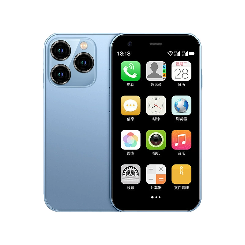 XS15 mini — ультракомпактный Android смартфон, квадрокор, 2 ГБ ОЗУ/16 ГБ ПЗУ, цвета синий/черный/серый/розовый