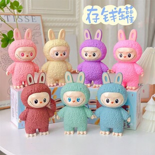 New Cartoon Enamel Nordic Elf Piggy Bank Desktop Three-Dimensional Coin Piggy Bank Children's Piggy Bank Large Size