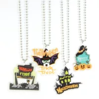 Европейские и американские трансграничные хэллоуинские ожерелья Halloween necklace украшения акрил призрак вечеринки украшения