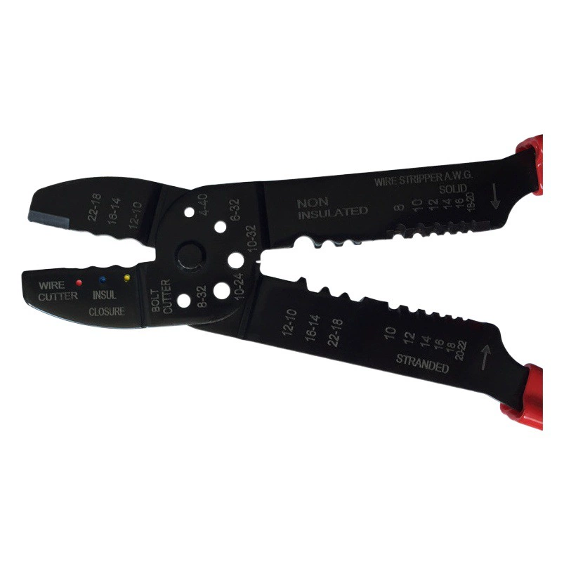 Инструмент Derui HS-313 многофункциональные ручные Клещи для обжима плоскогубцы для зачистки кабеля плоские плоскогубцы оптом