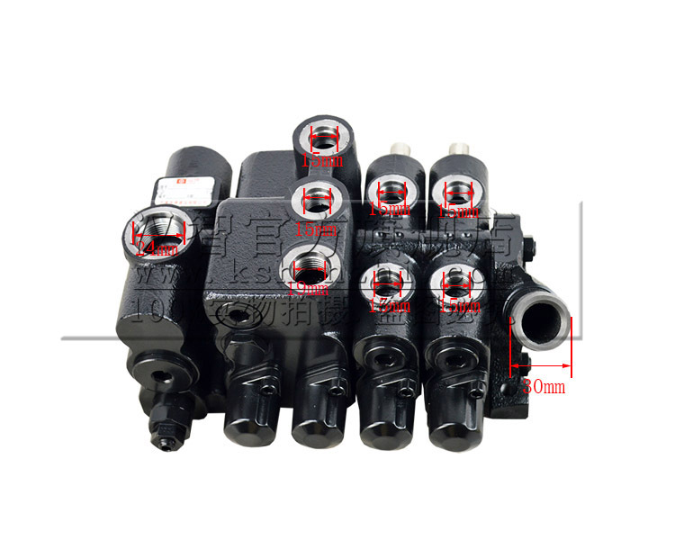 Válvula de carretilla elevadora 22N57 - 30241 para TCM T3Z C3 carretilla elevadora válvula hidráulica cuádruple válvula de reversión de múltiples vías