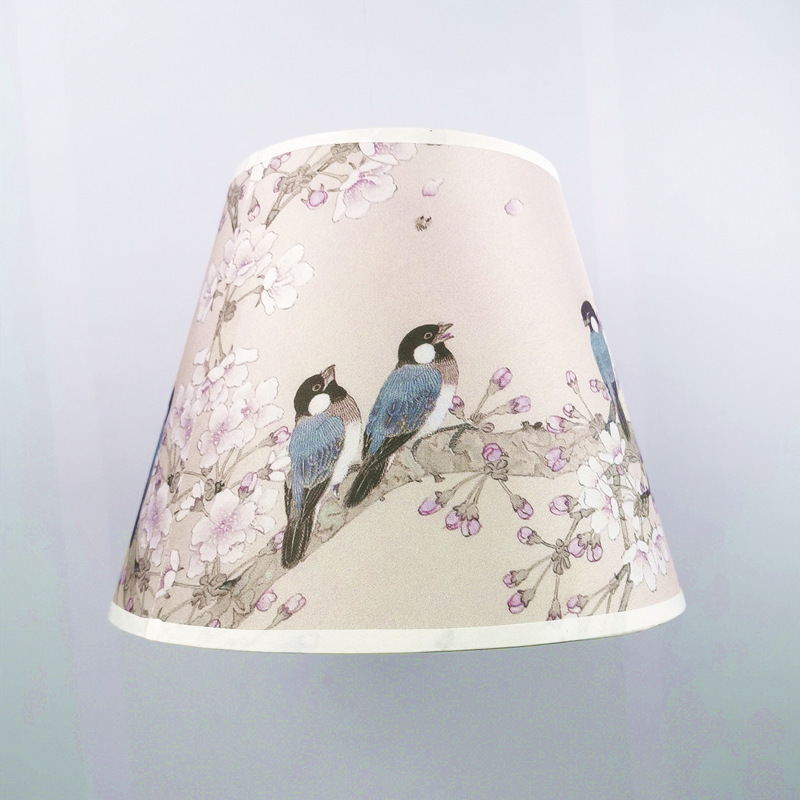 Table Lamp Shade Accessories Linen Fabric Bedside Wall Lamp Floor Lamp Sheepskin Pvc Shell Multiple Sizes Available