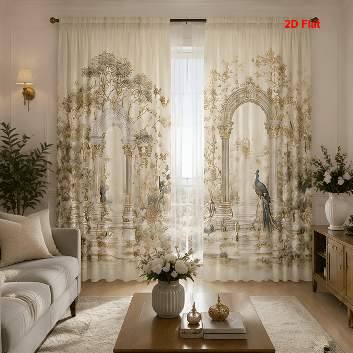 Cortina POD personalizada transfronteriza sala de estar para diseñar cortinas de impresión digital cortinas de decoración europea y americana cortina de tela gruesa image 5