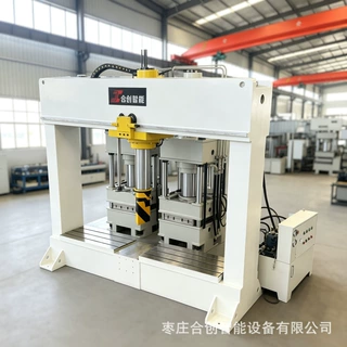 160吨移动式龙门压力机 传动轴钢结构长条工件变形校正液压机