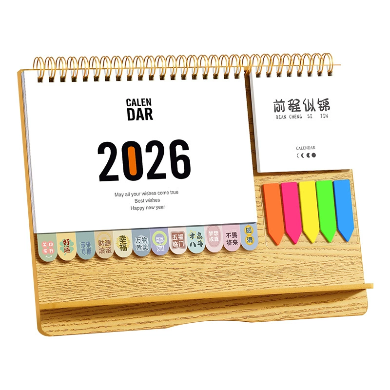 Настольный календарь, карикатурный блокнот, 2026 год