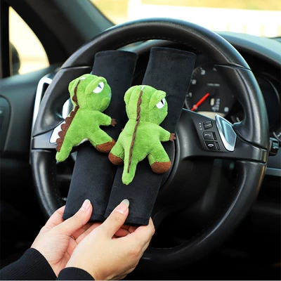 Plush, Anti-Strangle, Soft Car – Seat belt shoulder pad