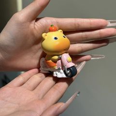 爆款同款水豚噜噜摆件潮玩盲盒手办玩偶创意可爱装饰公仔摆件电