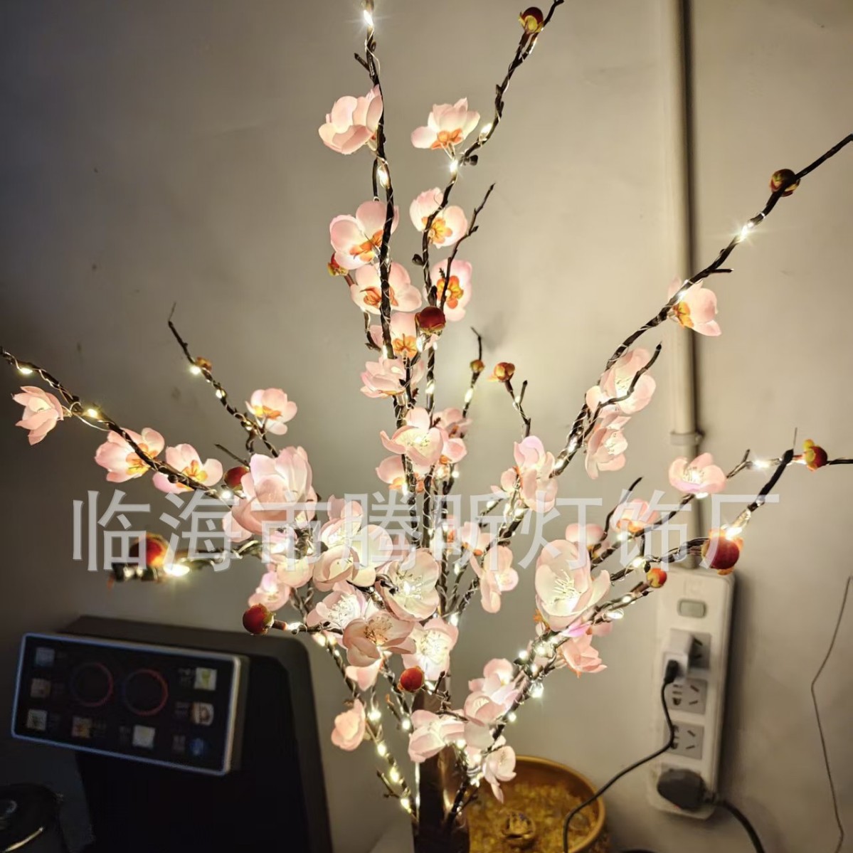 树灯 LED新年年货节白桦树桔子树柿子树辣椒柠檬金桔花果树装饰