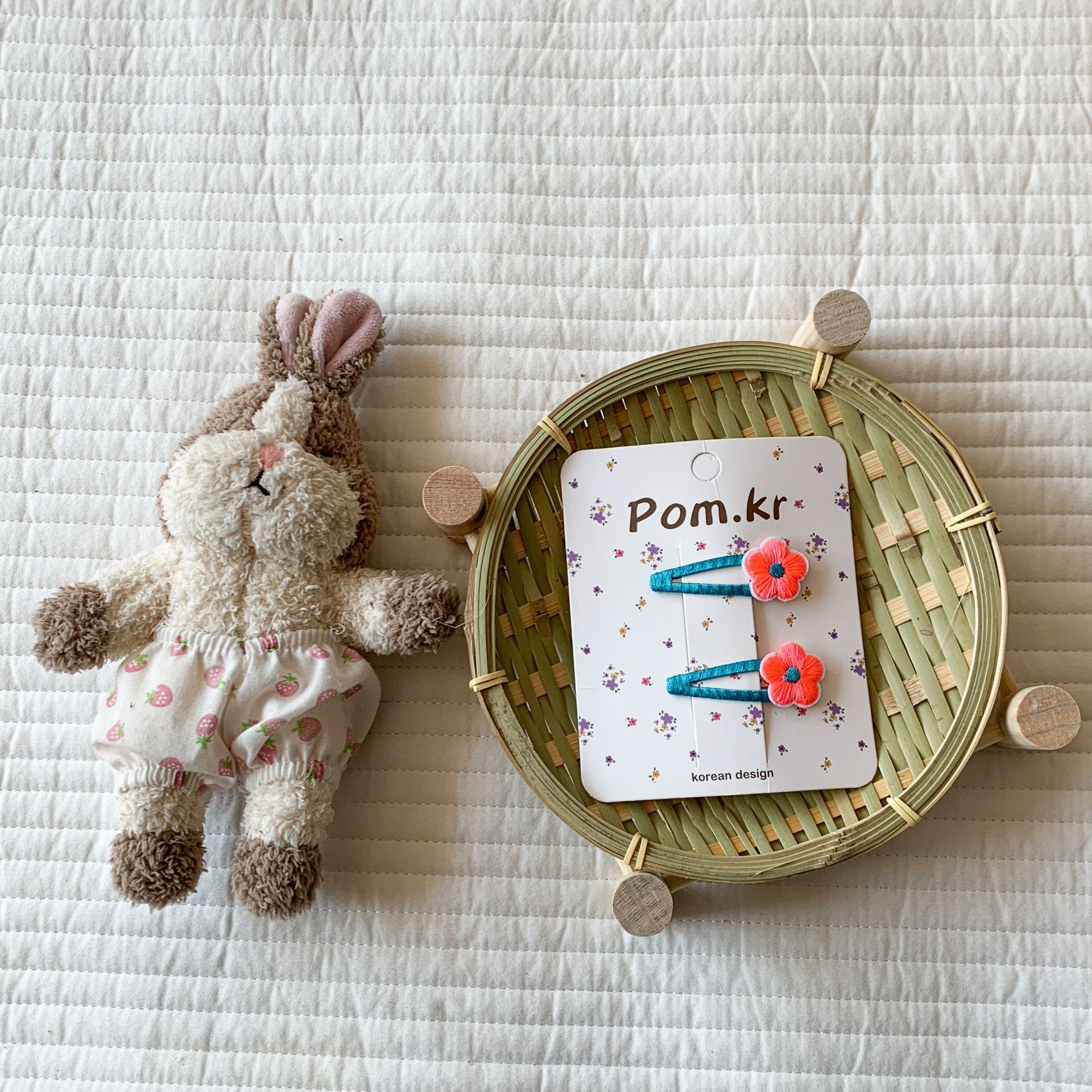 Caña de pera ropa para niños niña flor horquilla 2025 nuevo color sólido para niños dulce y lindo flequillo bb horquilla para bebé