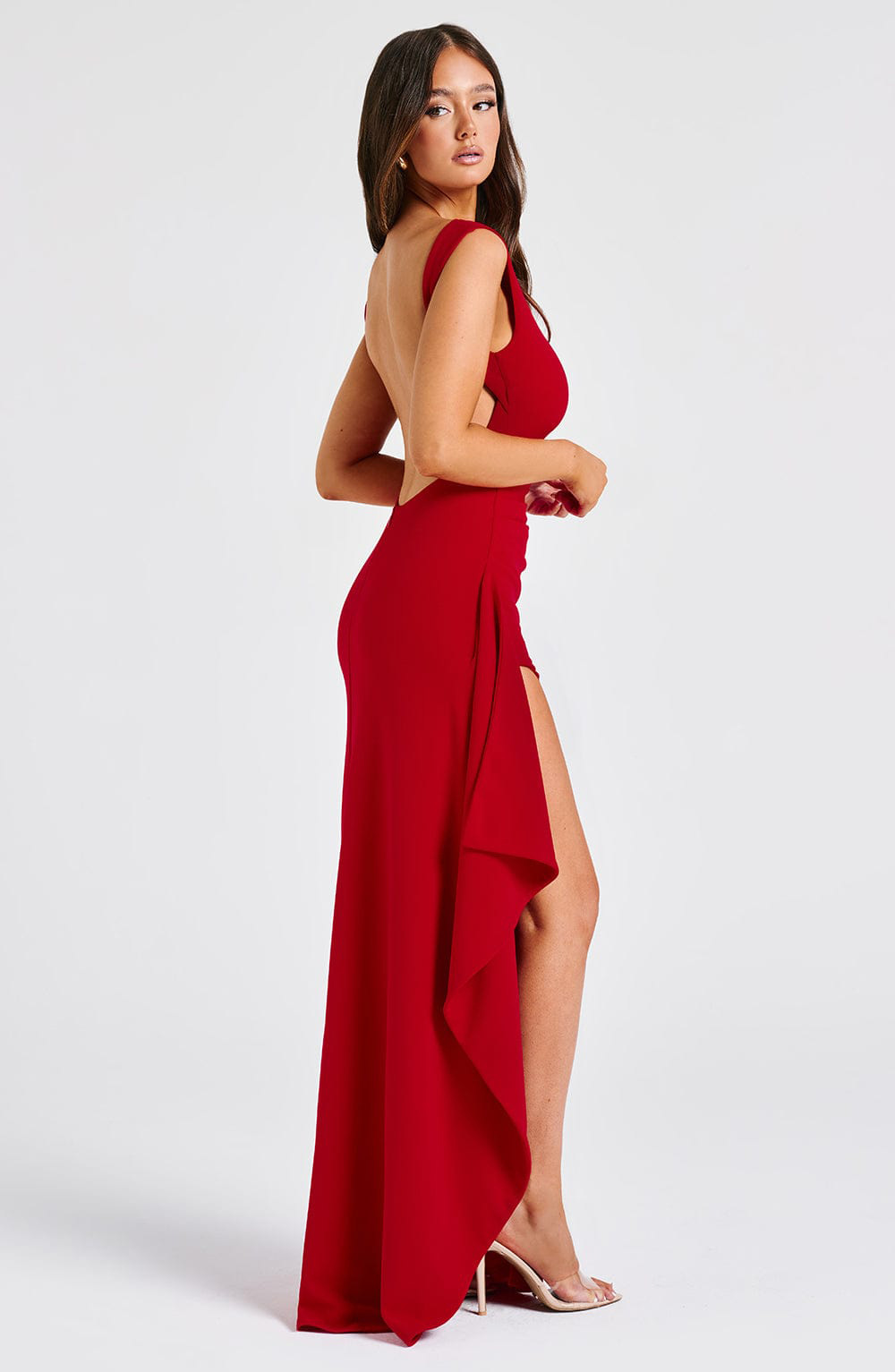 336g Weight Maxi Long Dress Dress Length Type Short Sleeve Sleeve Length Sheath Dress Dresses Type Regular Sleeve Sleeve Type Polyester Fabric Type High Waist Waist Line Holiday, Banquet, Selfie Occasion Round Neck Neckline Regular Fit Fit Type Solid Color Pattern Summer Season Women's Gender Backless Design Streetwear Style Wholesale Women's Streetwear Backless Solid Color Holiday Banquet Selfie Round Neck Short Sleeve Sheath Dress 10