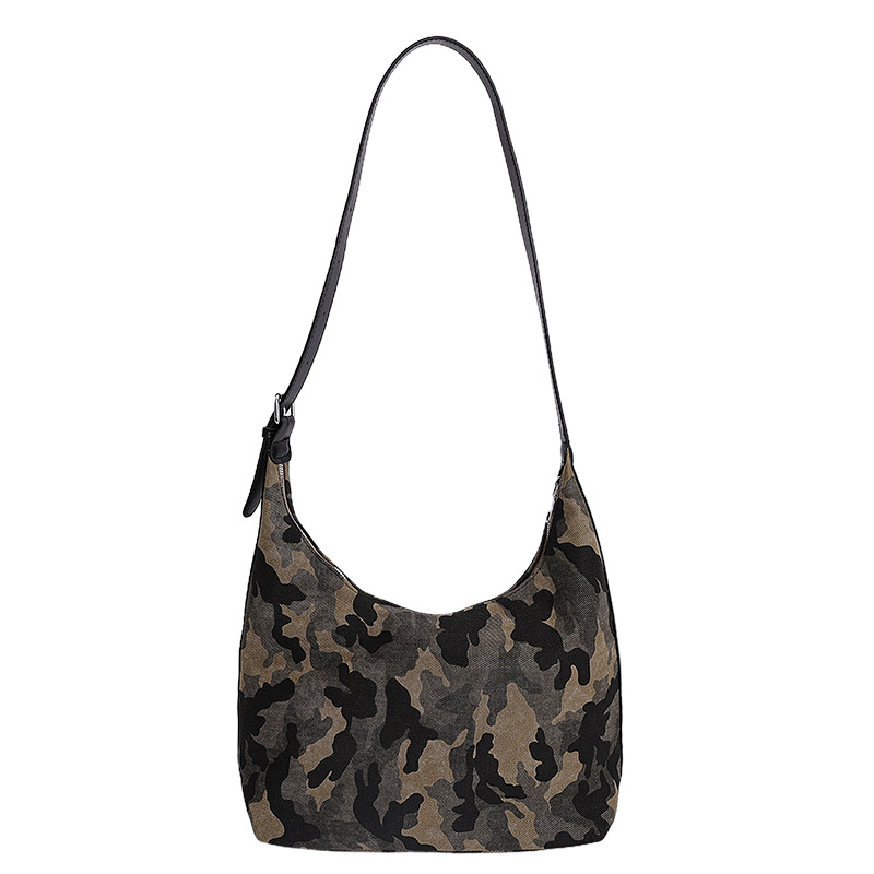 Cross-border 2025 otoño nuevo nicho de diseño brazalete texturas avanzadas retro leopardo viaje mochila de hombro