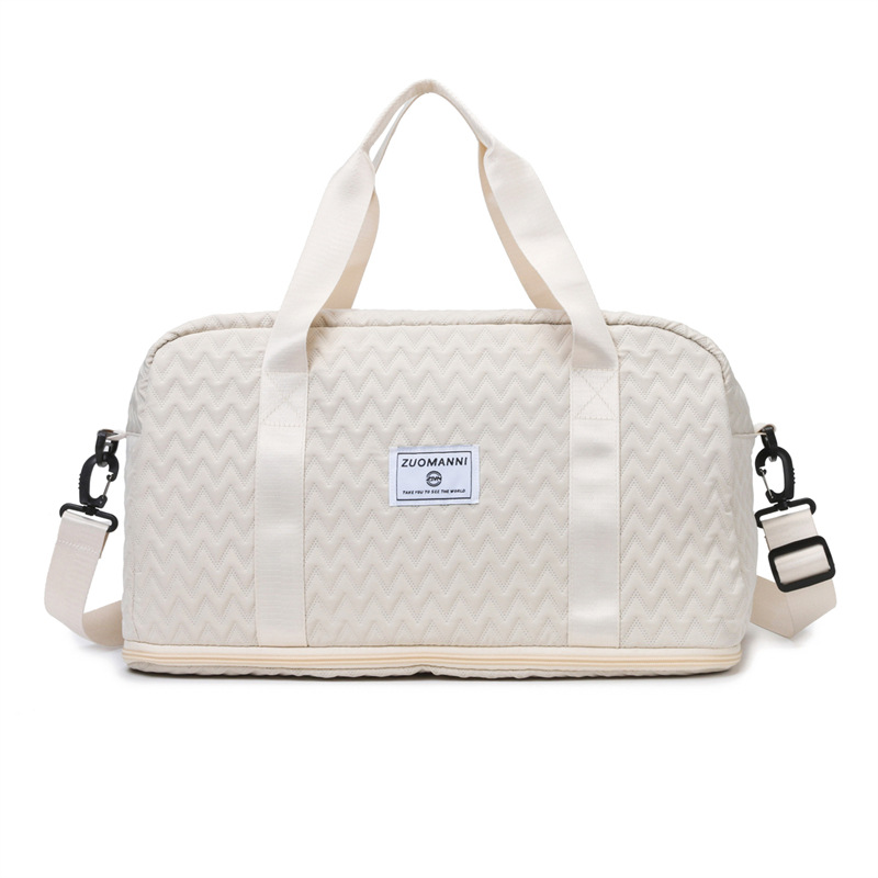 La nueva bolsa de viaje de gran capacidad, la bolsa de fitness de yoga de separación seca y húmeda, los viajes de negocios de corta distancia pueden ampliar el almacenamiento de equipaje