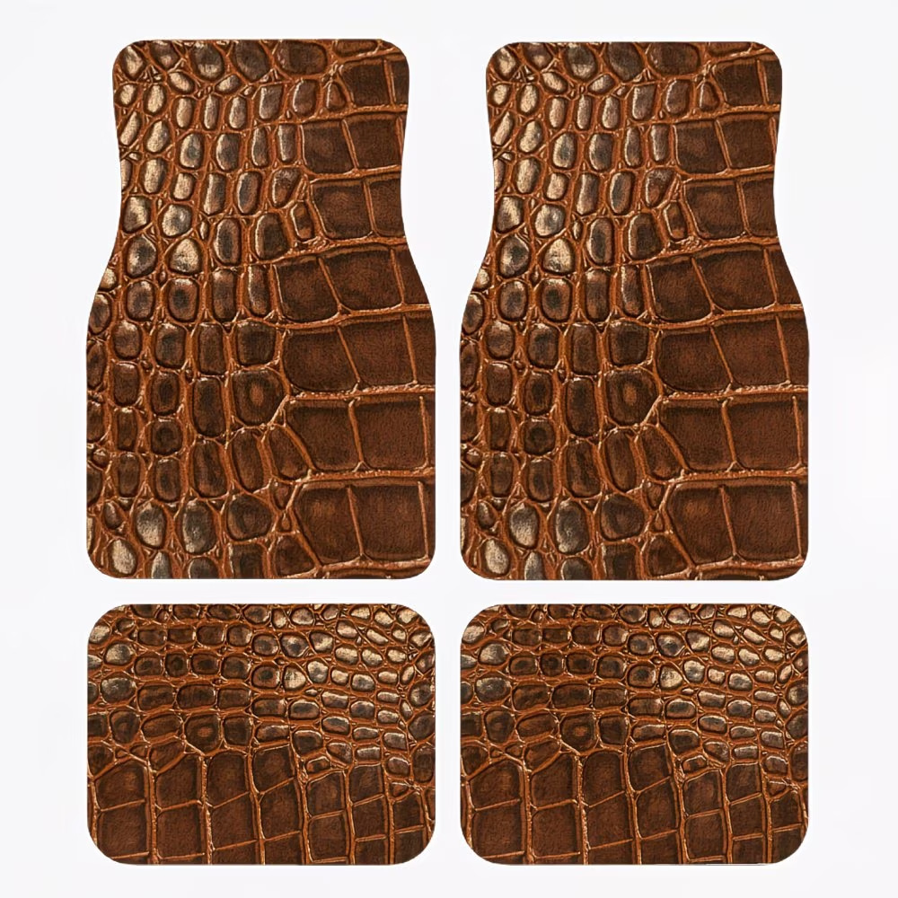 Cross-Border Amazon Temu New Hot-Selling American-Style Car Floor Mats, Dirt-Resistant, Wear-Resistant, Dust-Proof Mats, Four-Piece Set, Dropshipping