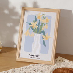 簡約木質相框掛牆批發5寸6寸7寸8寸10寸A3a4裝裱畫框框架海報定製