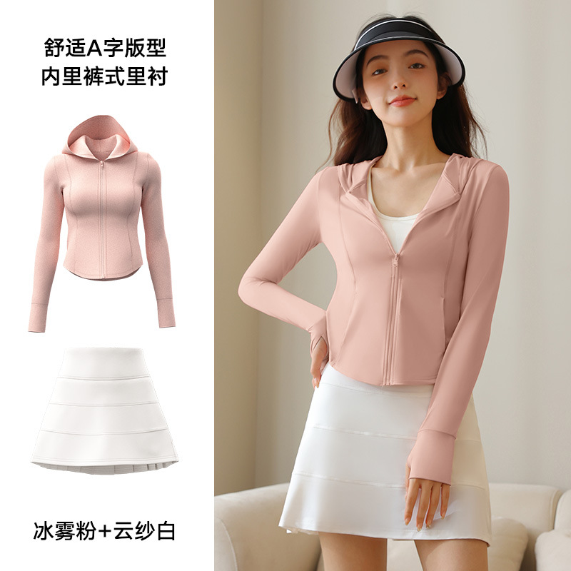Juyitang traje de protección solar de verano protección UV para exteriores ropa de piel elástica y transpirable traje de protección solar para mujer