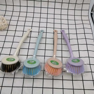 Multi-purpose kitchen cleaning brush hanging cleaning brush pot and bowl brush kitchen tableware sink brush decontamination pot brush