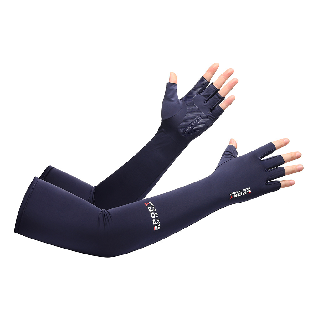 Protección solar manga de hielo hombres y mujeres antideslizante montar bicicleta montañismo viajes protección UV overse