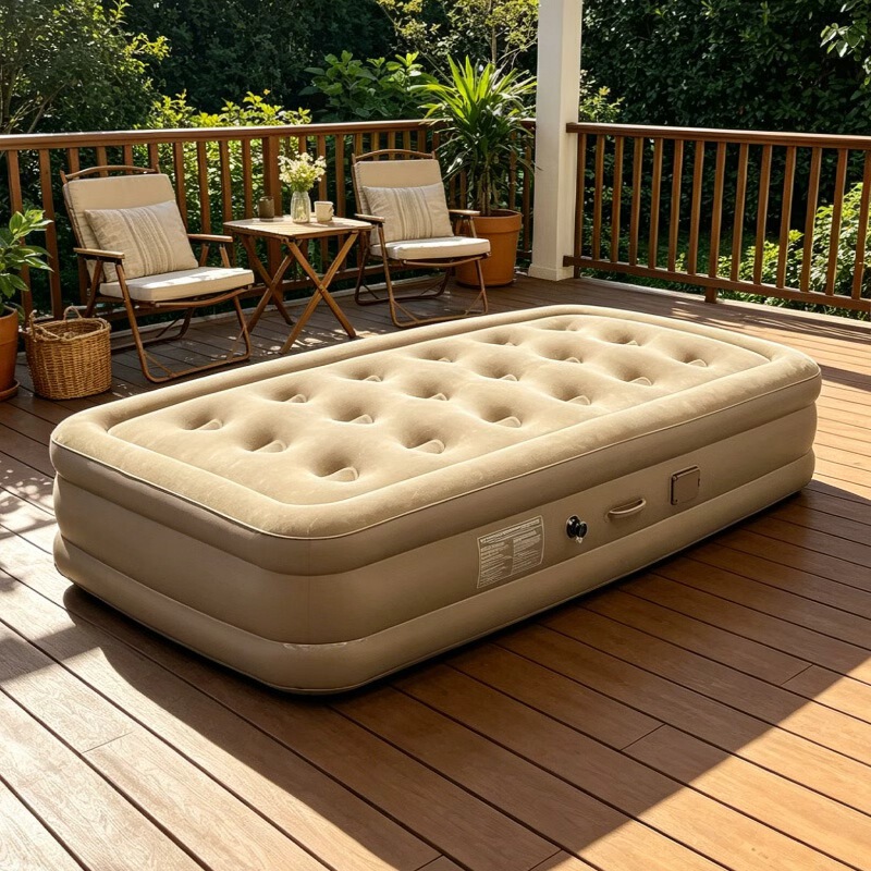 New Single-Person Outdoor Thickened Inflatable Lazy Bed, Double Camping Gear, Large Cushion, Automatic Wholesale, Portable New Single-Person Outdoor Thickened Inflatable Lazy Bed, Double Camping Gear, Large Cushion, Automatic Wholesale, Portable