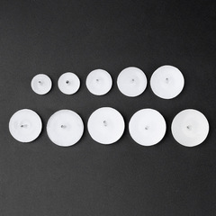 Pinyou thickened white nylon furniture foot nails sofa tables and chairs non-slip moisture-proof sound-absorbing plastic foot nails rubber foot pads