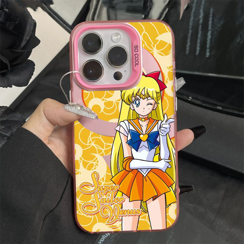 美少女战士适用于苹果15欧美17promax手机壳iphone16卡通14少女13|undefined