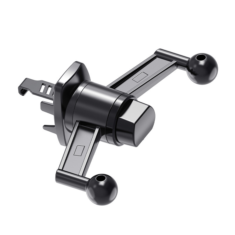 17mm Dual Ball Head Phone Holder with Automatic Locking Clamp, Magsafe Magnetic Air Vent Navigation Car Phone Holder
