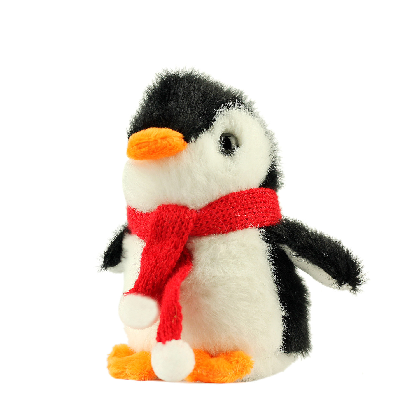 Cute pingüino peluche pequeño cónyuge dibujos animados muñeca muñeca peluche juguetes pareja llaveros bolsos colgantes