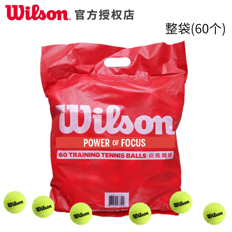 Wilswell game tennis win beginner training bulk bag practice tennis WRT136000on
