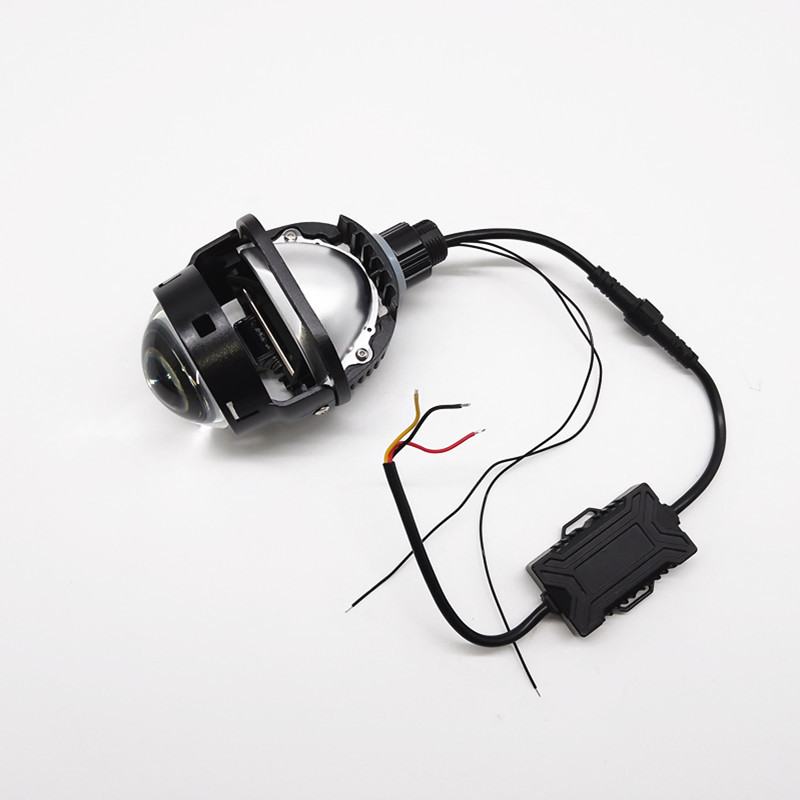 Faros LED de automóviles 2.5 Lentes láser de doble luz LED 65W controladores externos sin pérdidas actualizaciones de lámparas