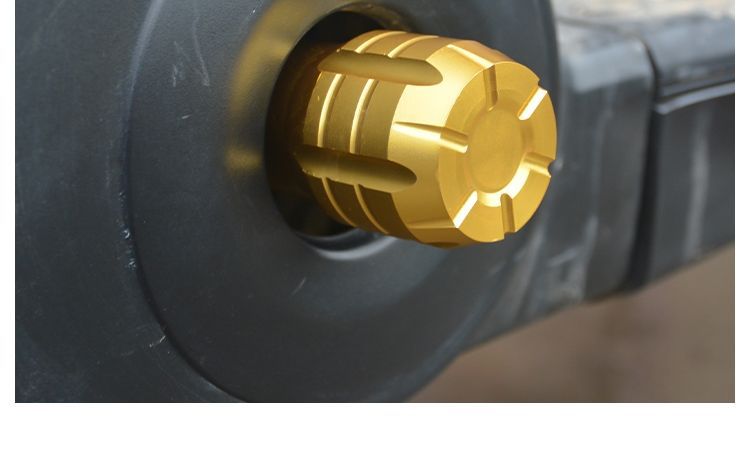 New National Standard Electric Vehicle Aluminum Alloy Plug Pedal Protective Cover Suitable for Mavericks Yadi Pedal Center Shaft Plug
