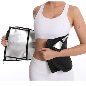 Yoga Waist Belt Silver Ion Sweat Absorbent Abdominal Belt Double-layer Waist Support Sweat Waist Belt Slim Waist Belt for Men and Women