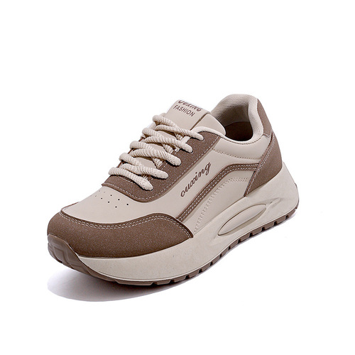 Spring White Sneakers New Korean Version Ins Female Student Thick Sole Height Sports Board Shoes Casual Street Style G6809