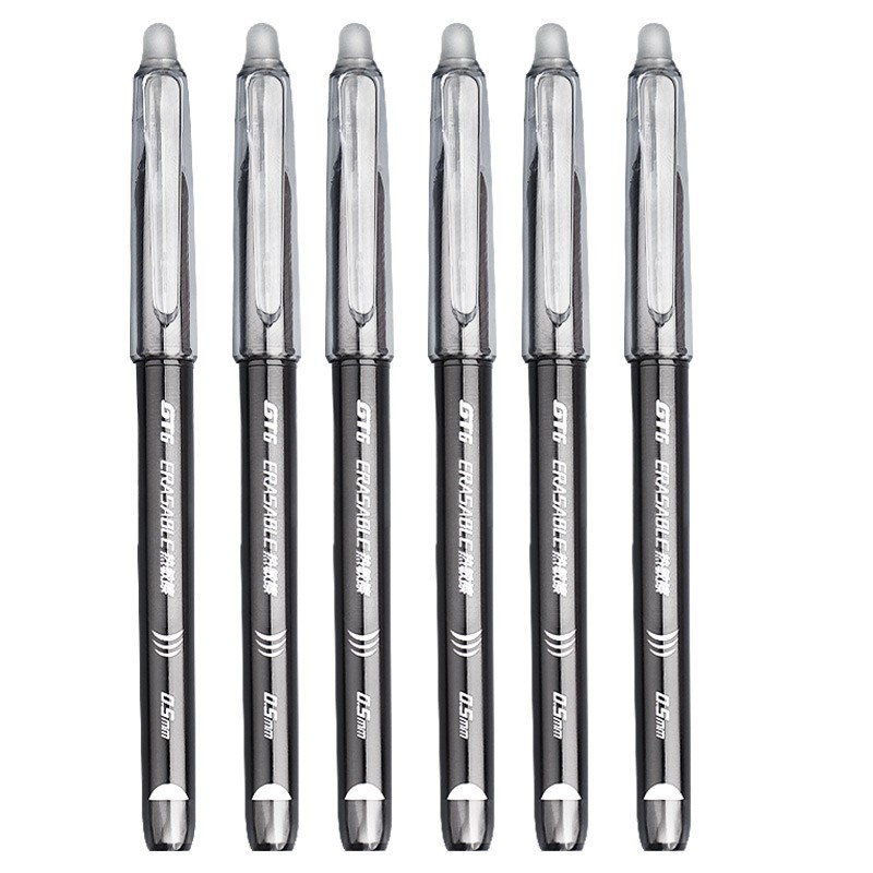 Deli borrable Gel Pen estudiante de la escuela primaria grado especial tres pluma borrable al por mayor recarga de cristal azul negro pluma borrable