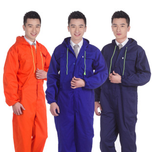 Dustproof and antifouling clothing conjoined overalls long sleeve men's and women's auto repair painting engineering clothing dust clothing wholesale discount