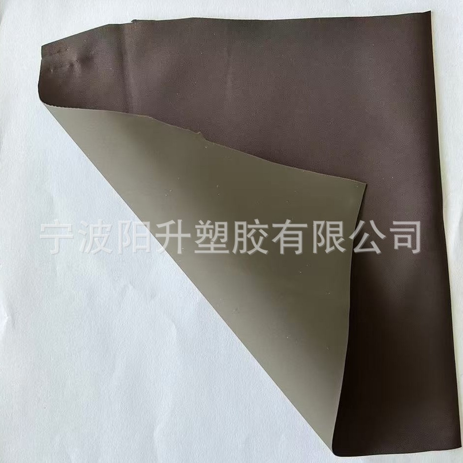 Factory direct supply water pants fishing clothing fabric 70D nylon PVC brown
