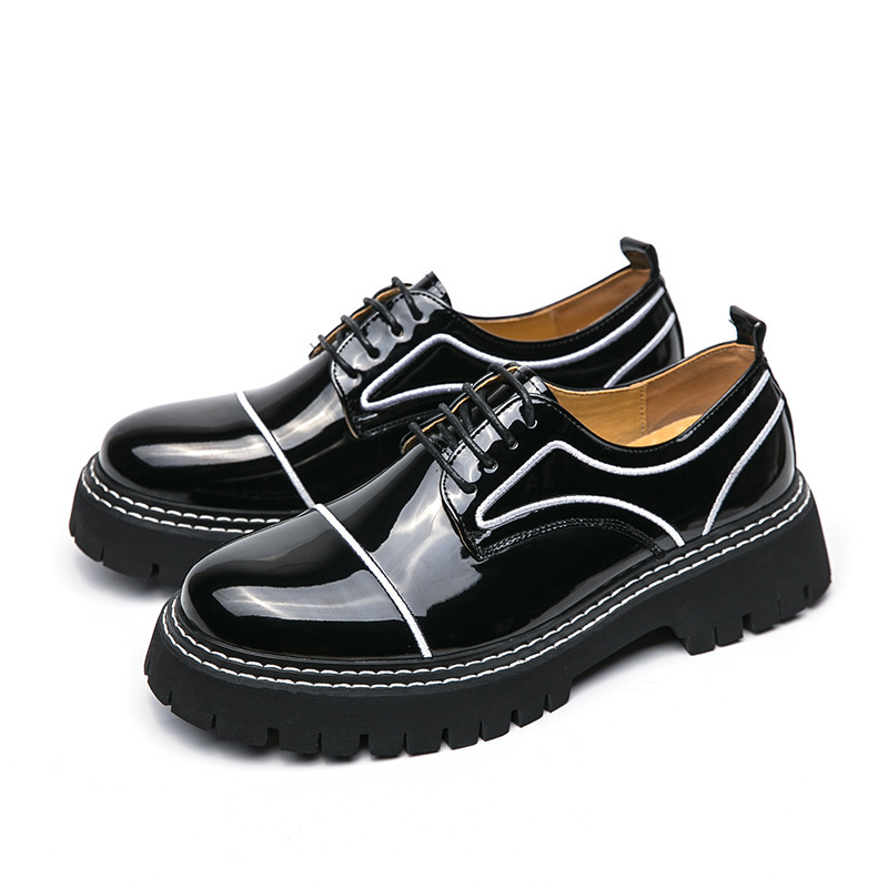 Factory Direct sales foreign trade new men's leather shoes casual formal wear single shoes men's live supply men's shoes one-piece delivery