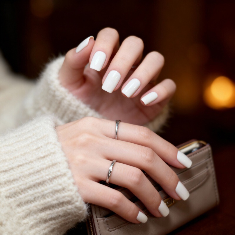 Nail Polish Gel 2025 New Trendy Internet-Famous Whitening White Black French Manicure Salon Exclusive Quick-Drying