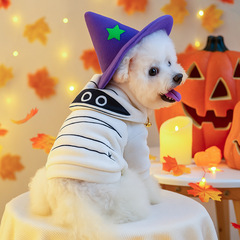 2025 秋と冬ハロウィンペット服犬服猫服コスチュームハロウィンミイラスウェットシャツ