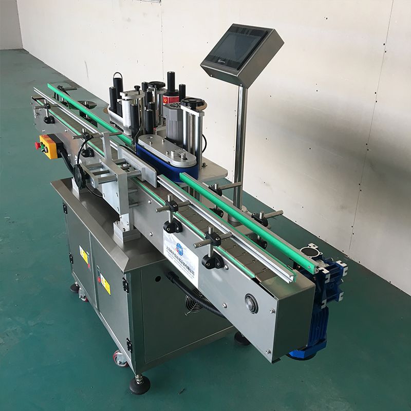 圆桶贴标签机器 贴商标机器 自动贴标机厂家 不干胶标签贴标机