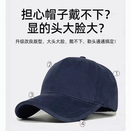 Basic Hot Sale Duck Bill Hat for Women Spring and Summer Black Sun Hat Versatile Hat for Men Sunshade Baseball Cap