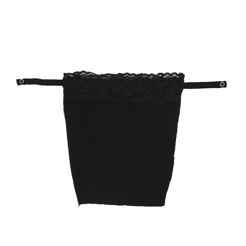 En stock anti-exposición artefacto tubo de una sola pieza de tela superior primavera y verano cuello falso fino encaje tubo sin costuras paño superior