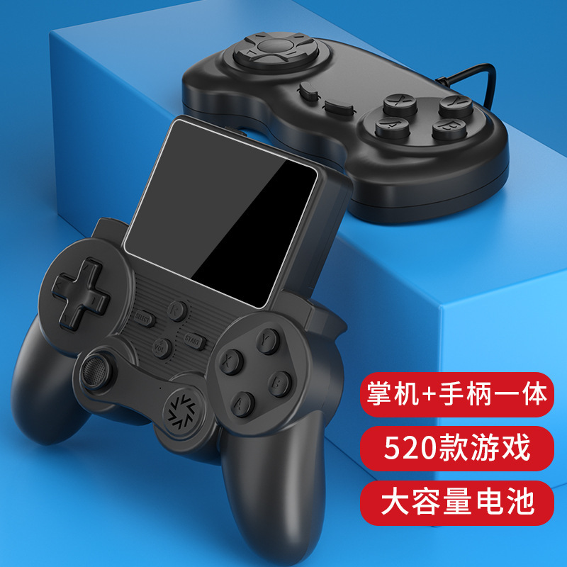2024新型pspゲーム機携帯機子供テトリス遊泳機携帯機ハンドル一体型ゲーム|undefined