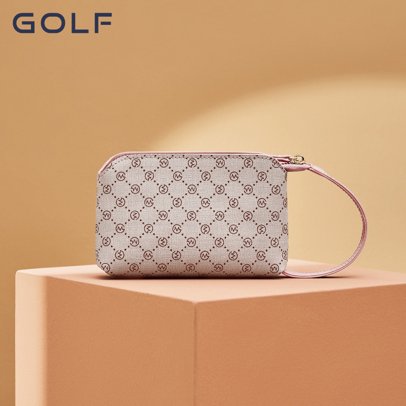 GOLF Bag Women's 2021 New Women's Clutch Bag Fashionable Simple Old Flower Card Bag Small Coin Purse Handbag