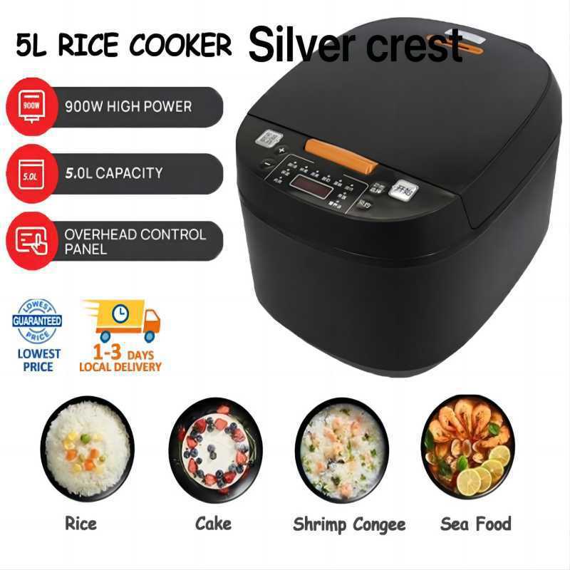 Cross-border Rice Cooker5LNonRustyPot olla arrocera inteligente para el hogar con tiempo de cita Regulaciones británicas Regulaciones europeas