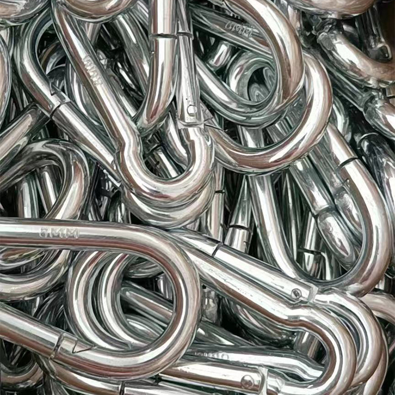 厂家现货登山通用弹簧钩5299D型保险钩安全钩 登山扣带母弹簧钩