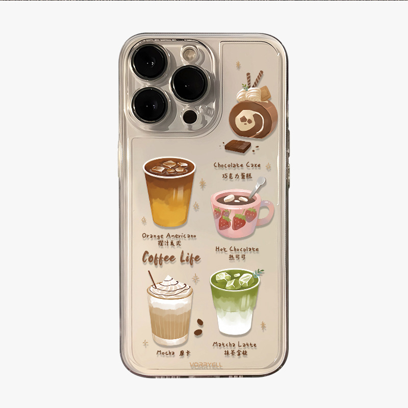 Cute, Modern Style Style Tpu 1605 Coffee Cake Food Cute Modern Style Phone Cases Phone Accessories