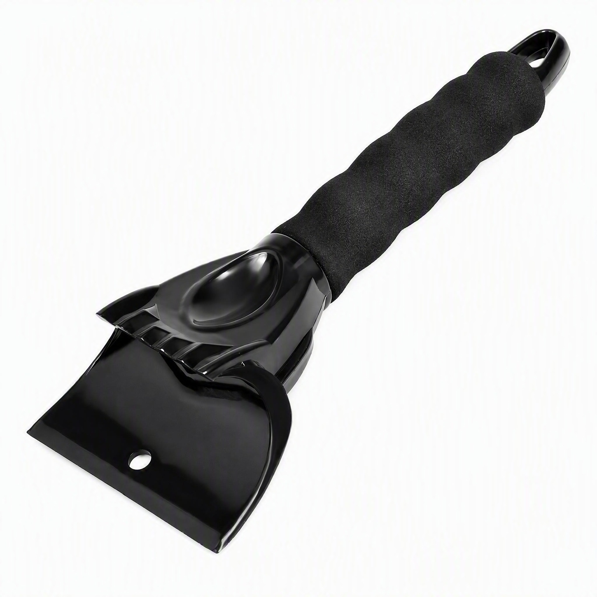 Car snow shovel cleaning tool for ice removal and snow clearing, Oxford cloth + fleece warm gloves for car use, car snow shovel